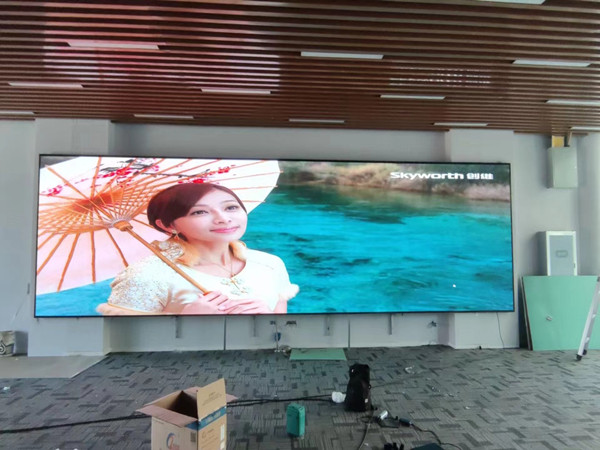 广丰P1.53led小间距屏安装案例